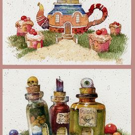 Акварельки-коротульки 2