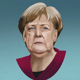 Портрет Ангелы Меркель