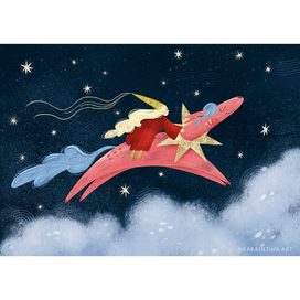 Иллюстрация Волшебница на Коне