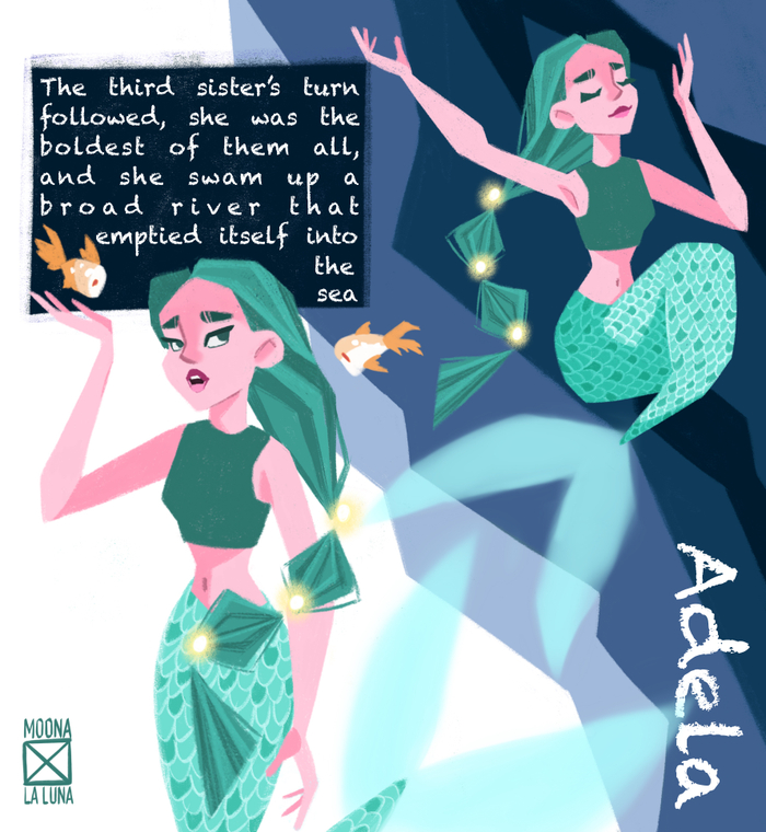 Одна из сестёр Русалочки 