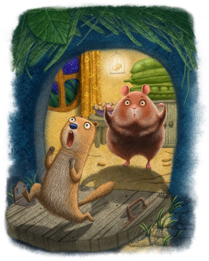 Хома и Суслик. страшная история