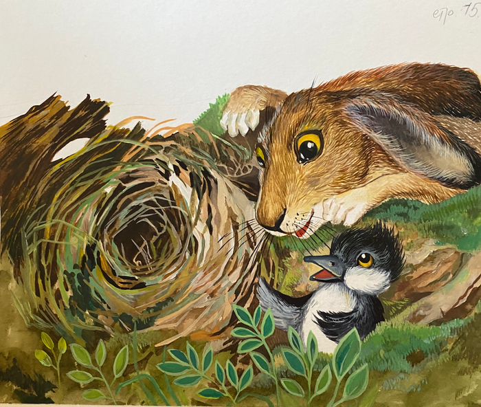 Заяц и утёнок 