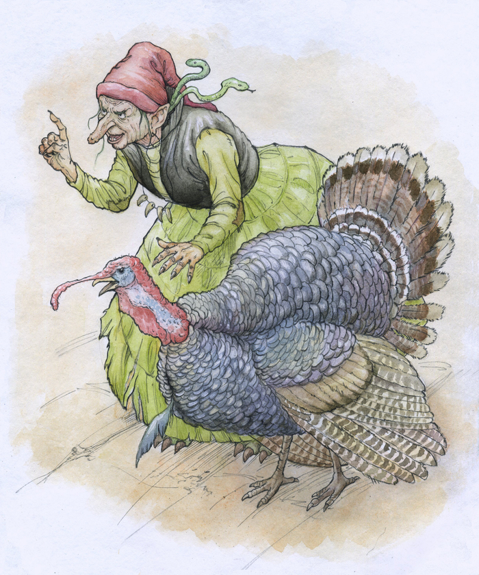 Фея пустыни и гигантский индюк