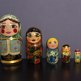Матрёшки русские стили