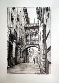 Графика "Арка. Италия."