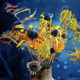 увядшие цветы