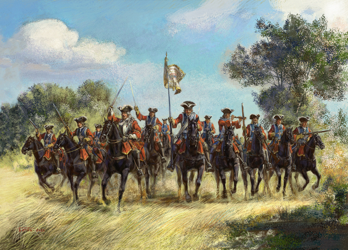 Мушкетёры короля (начало XVIII в.)