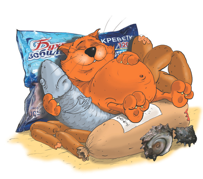 Так живут рыжие коты 