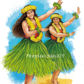 Танец. Хула.