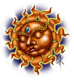 sleeping sun