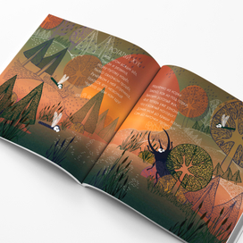 Иллюстрации, верстка, дизайн для детскоой книги