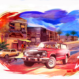 Майями в стиле 80-х годов