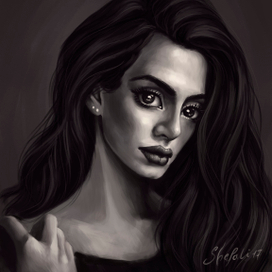 Портрет digital art