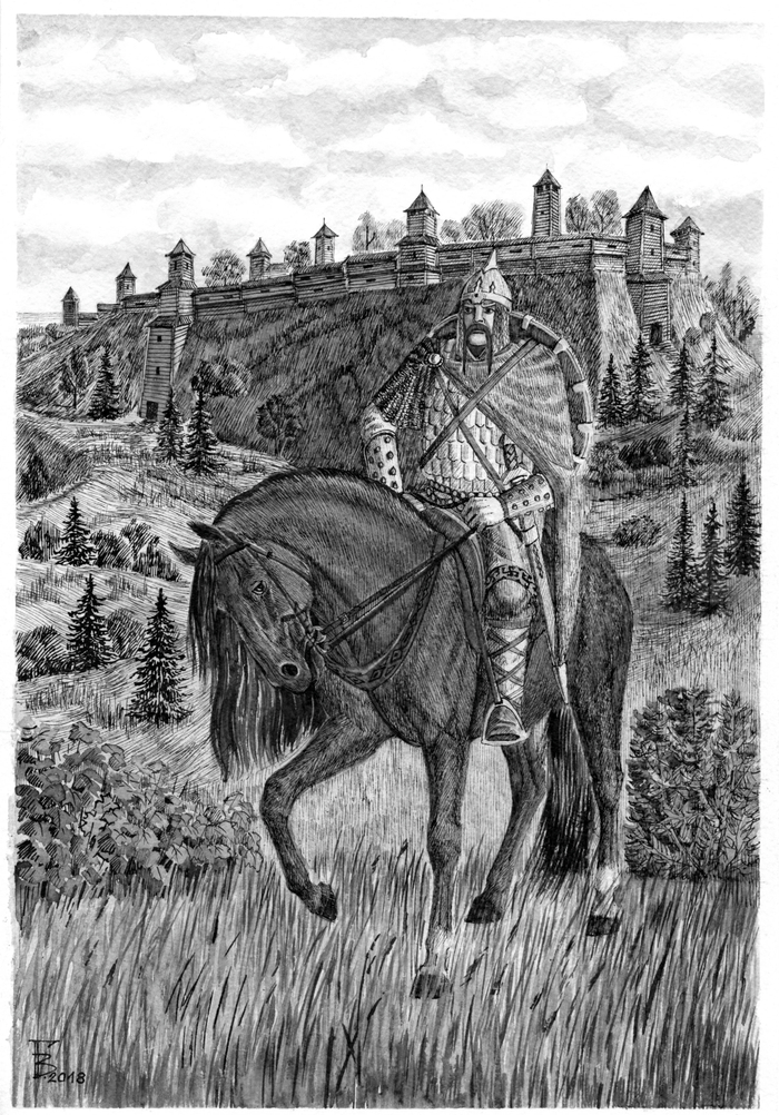 Иллюстрация к книге "Святослав Храбрый"