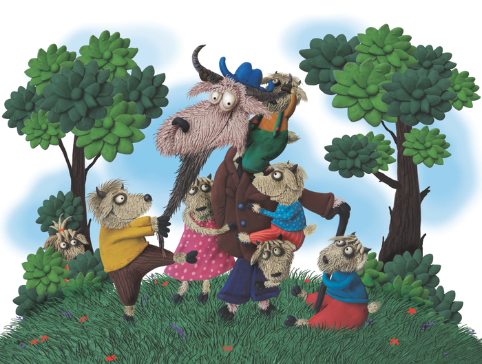 Козёл дедушка и семеро внучат