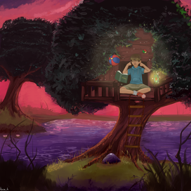 Сказочный дом на дереве