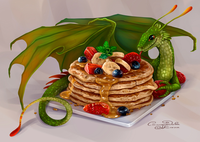 Дракон и блины