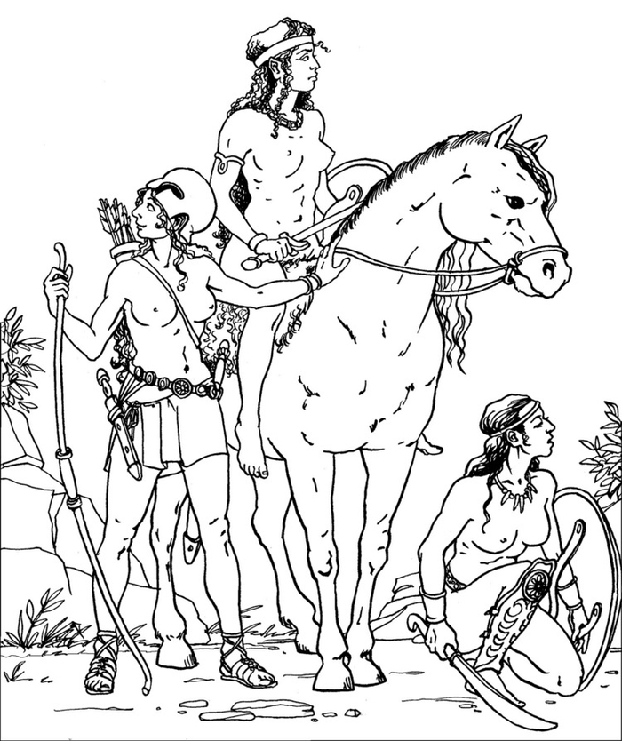 амазонки тушь