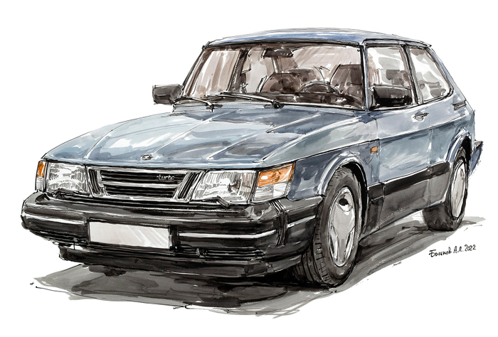 Автомобиль SAAB 900 Turbo 