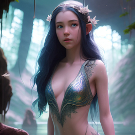 Омовениме эльфийки