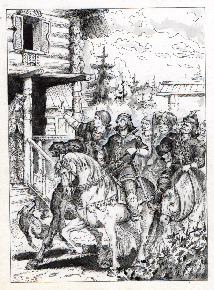 Сказка о мертвой царевне и семи богатырях