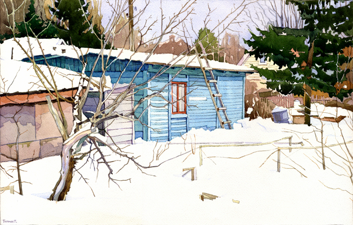 Дубки. Зима.