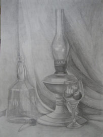 Натюрморт со светильником