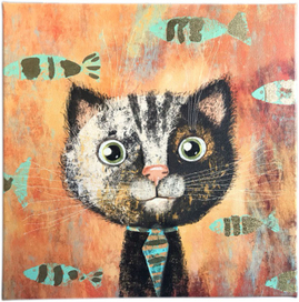 Кот на оранжевом