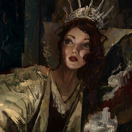 Иллюстрация, портрет в технике цифровой живописи