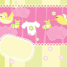 Открытка "С новорожденным"