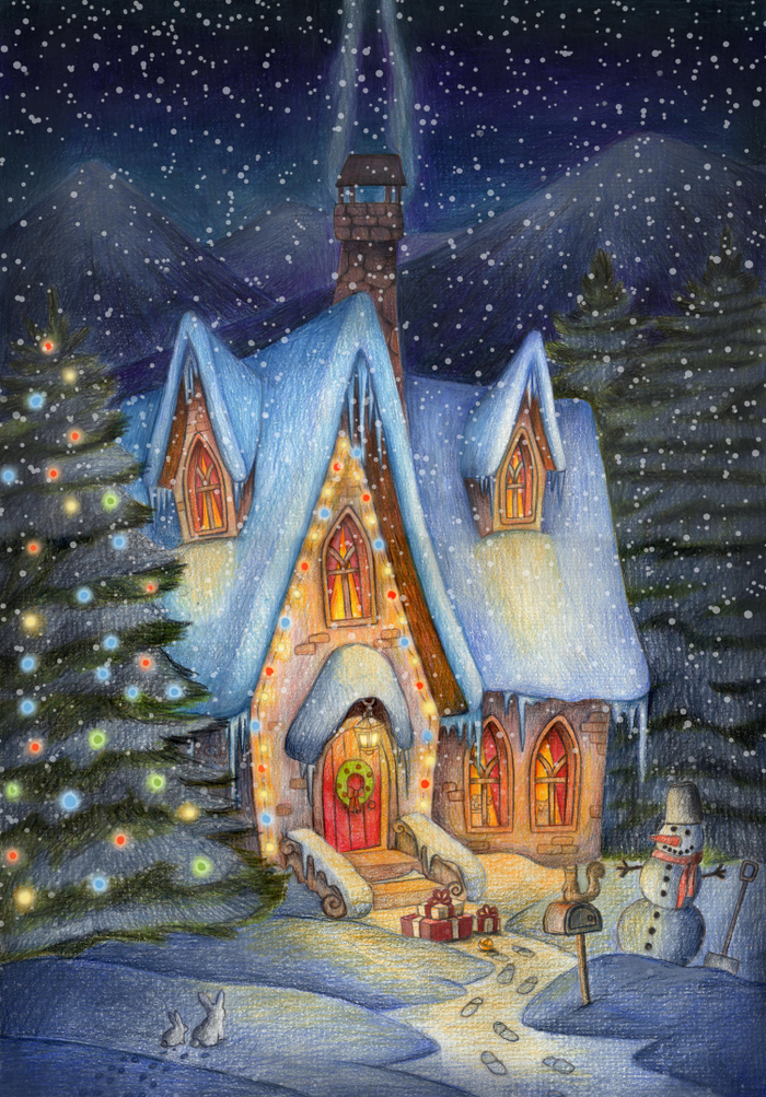 Рождественский домик