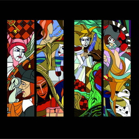 Куклы_витраж