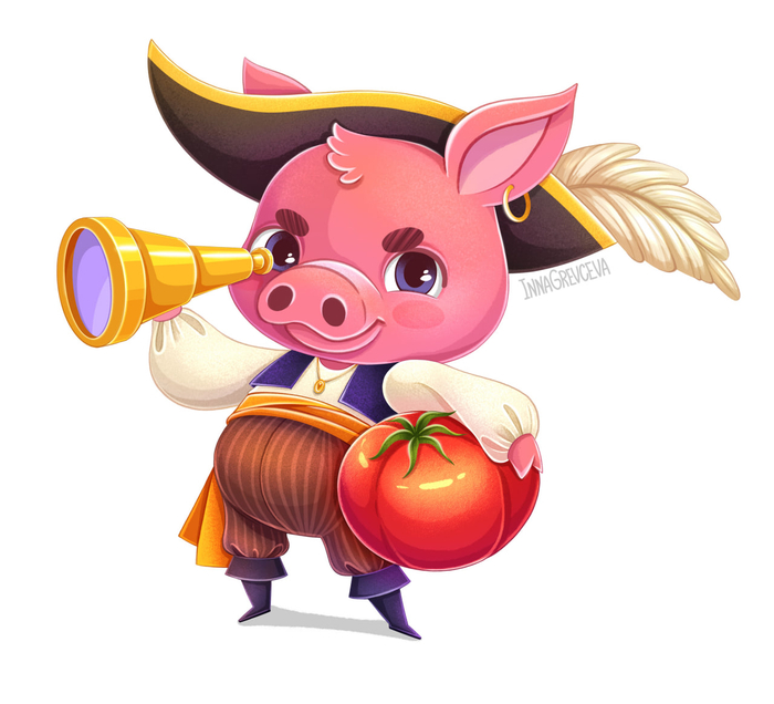 Свинка Пират