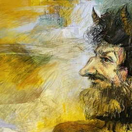 полдень. сатир и нимфа