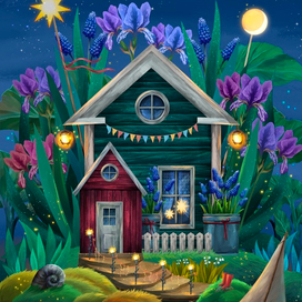 Домик у озера