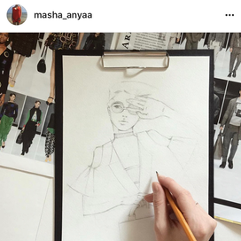 Fashion illustration из instagram 