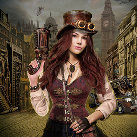 Обложка к книге.- Мастер времени.Офелия