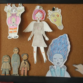 Фигурки из бумаги и картона