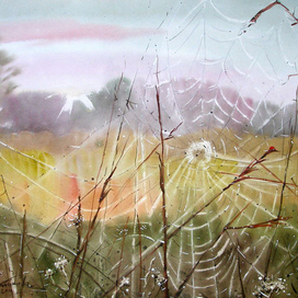 Оплетает август.