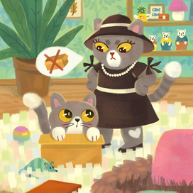 Мы ведь недавно купили тебе новую лежанку