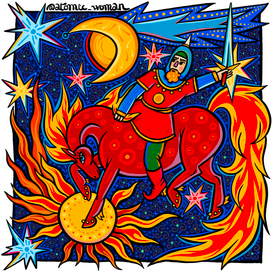 «Завоеватель» — принт для футболки PROFMAX