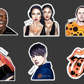 Stickers for KaZantip (telegram)