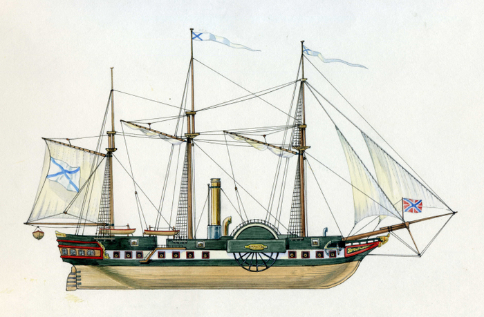 Пароходофрегат "Богатырь"