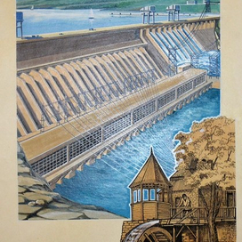 Иллюстрация к одной из глав, книжки, издательства, "Детская литература".