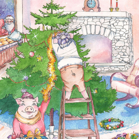 3 поросёнка и Новый год)