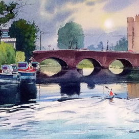 ,,Вечерний заплыв,, 