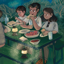 Кемпинг в Эверглэйде. Издательство Wilson