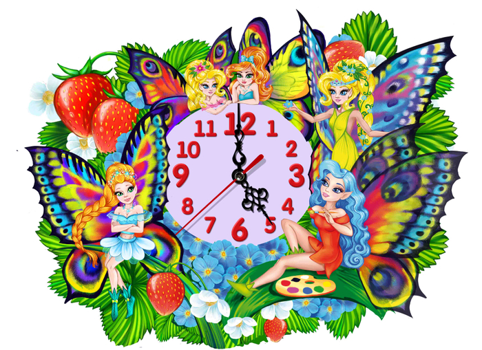 феи - часы