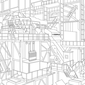 Раскраска для завода Евраз