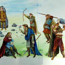 иллюстрации к книге"Скандинавские Легенды"
